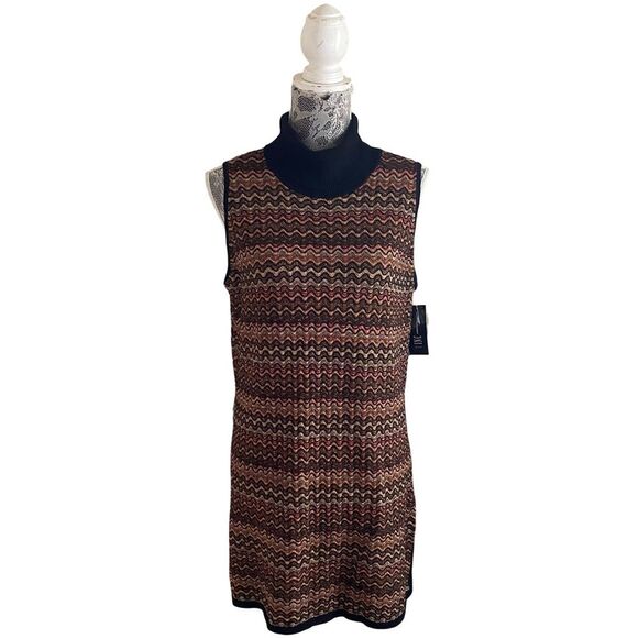 New INC Iris Apfel X Macy’s Collaboration Metallic Dress Size XL - Picture 1 of 8
